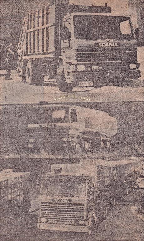 Nueva línea de camiones Scania del año 1981 Nueva línea de camiones Scania del año 1981