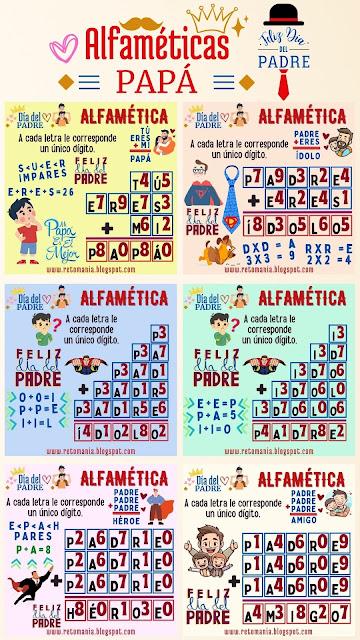 ALFAMÉTICAS PAPÁ