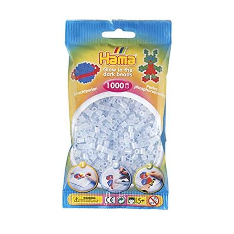 El Mejor 10 perle bleue de 2024: La Elección de los Especialistas DAN Import- Sac 1000 perles 56 phospho Bleu Actividades Creativas, Multicolor (161-00207.57)