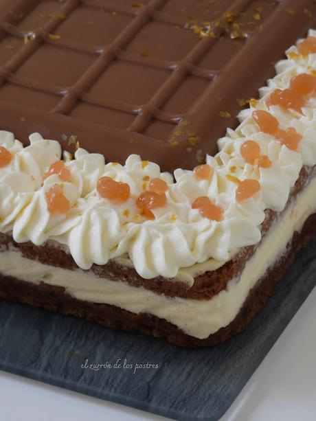 Tarta Maracuyá, Guayaba y Chocolate