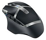 Logitech G602 Ratón Inalámbrico, 2,500 dpi, 11 Botones Programables, Batería de 250h, Memoría Integada, Compatible con PC/Mac, Negro