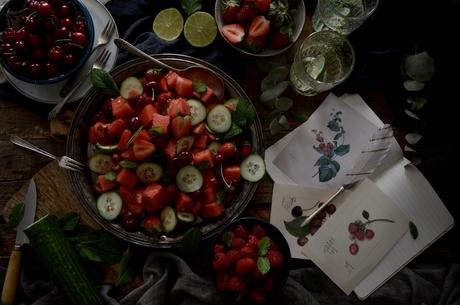 Ensalada de sandía, pepino y frutos rojos {Reto #InternationalDay} ensalada-de-sandia-pepino-y-frutos-rojos