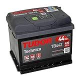 Tudor TB442 Batería de coche Tudor 44Ah 420A, Gama Technica, para Automóvil de turismo