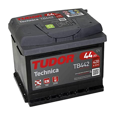 Tudor TB442 Batería de coche Tudor 44Ah 420A, Gama Technica, para Automóvil de turismo