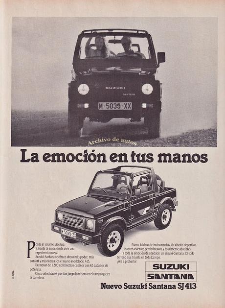 Suzuki Santana SJ413 fabricado en España en el año 1987