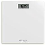 Rowenta Premiss BS1401 - Báscula digital para personas con pantalla amplia, capacidad de 150 kg, ultra fina, automática, plataforma de vidrio templado, batería incluida 30 x 30 cm