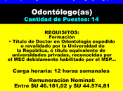 Odontólogo(as)