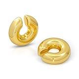 Pendientes Sin Agujero Mujer Para Oreja Cartilago Pendientes Clip Mujer Sin Agujero Grandes Dorados Pendientes Oro Mujer Ear Cuff