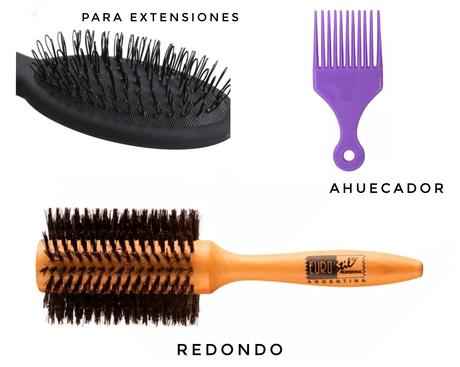 ¿Por qué no se puede usar cualquier cepillo para tu pelo? Cepillos para pelo usos redondo para extensiones