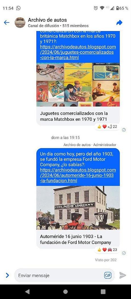 Los canales de difusión de Archivo de autos Los canales de difusión de Archivo de autos