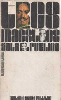 Tres maestros ante el público