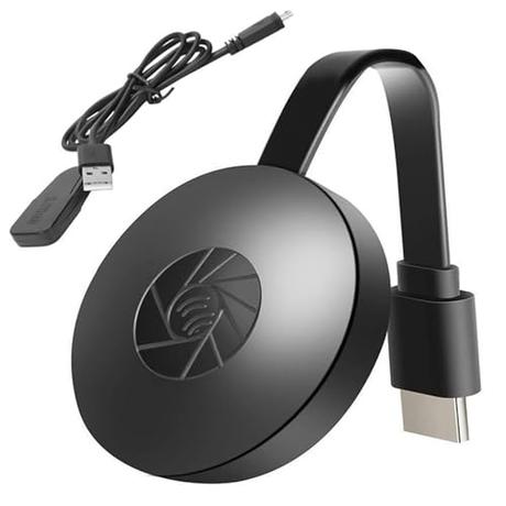 ATSGJLZN Wireless Hdmi Dongle, Miracast Dongle 1080p 4K, Fil WiFi Display 2.4GHz, Compatible iPhone/iPad/Android/iOS/Windows/PC para Chromecast TV/Monitor/Proyector (Miracast, DLNA, Airplay)