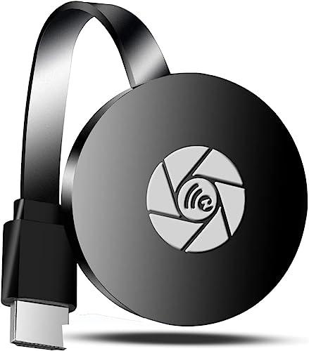 Wireless HDMI Display Dongle, 1080P HD HDMI Wi-Fi para iPhone/iPad/Android/iOS/Windows/Mac Laptop, PC a TV/Monitor/Proyector con Soporte para Miracast, DLNA, Airplay