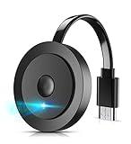 AT-Mizhi Wireless HDMI Dongle TV Adapter 4K, Inalámbrico Smart Media Player Streaming WiFi Display Screen Casting para Mira-Cast iOS Mac OS Airplay Android Windows DLNA para monitorear proyector