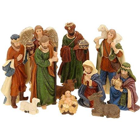 Générique 11 Figuras de Belén de Navidad realistas