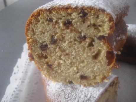 BIZCOCHO DE PEPITAS DE CHOCOLATE, ACEITE DE OLIVA Y ALMENDRA