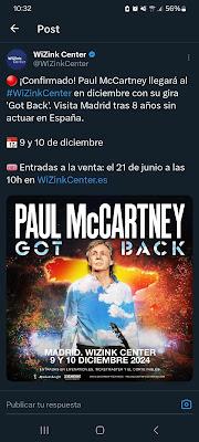 Sir Paul McCartney cumple 82 años. Sir Paul McCartney cumple 82 años.