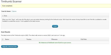 scan de limpieza Proteccion Web