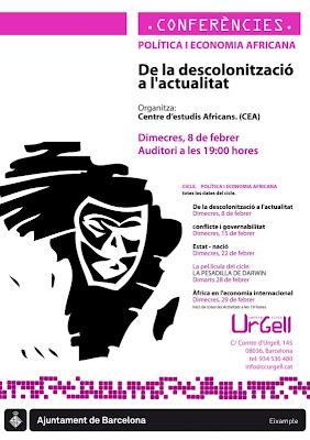 Ciclo de conferencias Política y Economía Africana