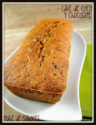 BIZCOCHO DE CHOCOLATE Y COCO