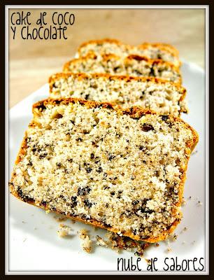 BIZCOCHO DE CHOCOLATE Y COCO