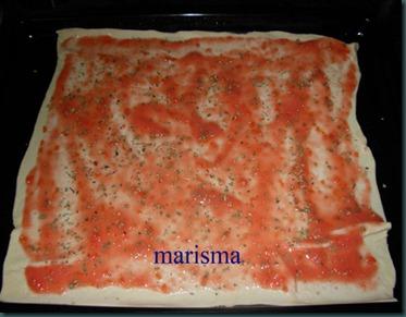 pizza mista con tomate