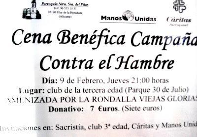 Pilar de la Horadada. Cena Benéfica Campaña contra el Hambre 2012