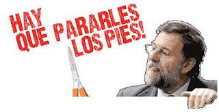 Manifestación en defensa de los servicios públicos