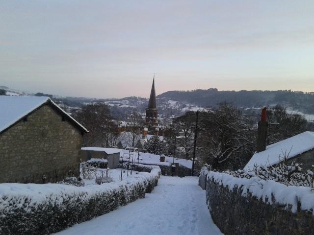 Nevando en Bakewell