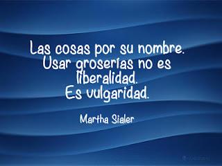 LAS COSAS POR SU NOMBRE