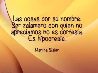 LAS COSAS POR SU NOMBRE