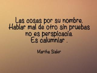 LAS COSAS POR SU NOMBRE