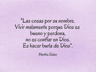 LAS COSAS POR SU NOMBRE