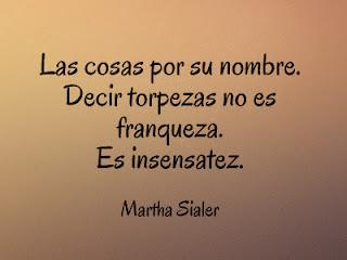 LAS COSAS POR SU NOMBRE