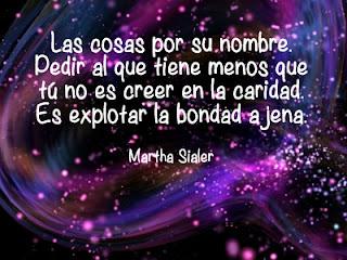 LAS COSAS POR SU NOMBRE