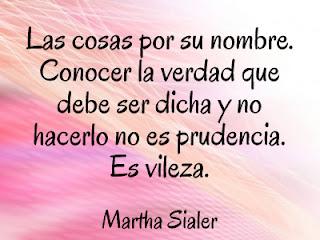 LAS COSAS POR SU NOMBRE