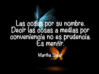 LAS COSAS POR SU NOMBRE