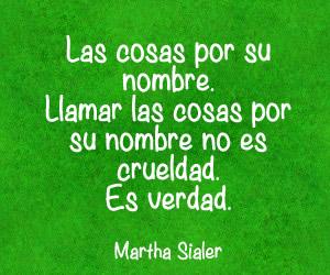 LAS COSAS POR SU NOMBRE
