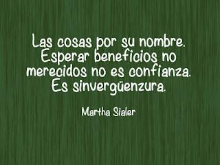 LAS COSAS POR SU NOMBRE