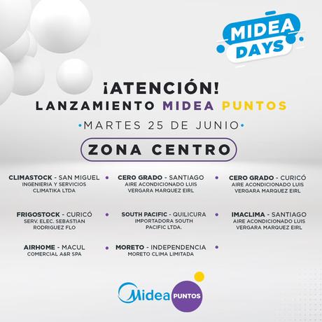 Midea lanza programa de puntos para premiar a instaladores por sus compras Midea Puntos 02