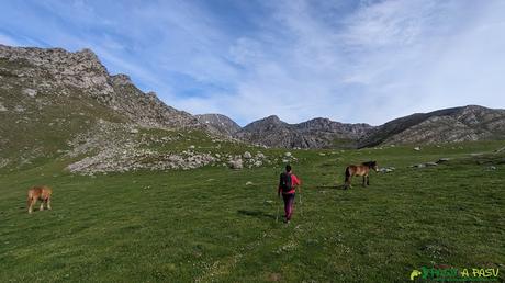 PEÑA UBIÑA desde CASA MIERES Camino a Los Oyones