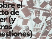 Sobre acto leer otras cuestiones)
