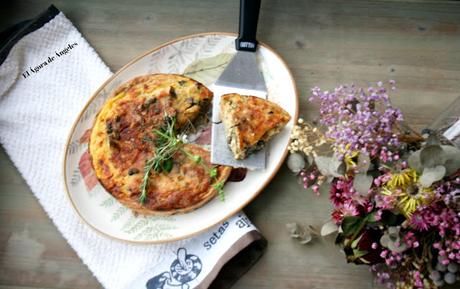 Pastel -de- pollo- y- champiñones