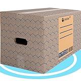 packer PRO Pack 10 Cajas Carton para Mudanzas y Almacenaje Ultra Resistentes con Asas 500x300x300mm
