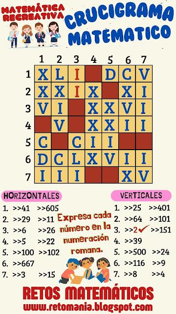 MATERECREATIVA - CRUCIGRAMAS