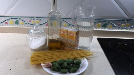 ingredientes-pasta-con-espinacas-sana ingredientes pasta con espinacas sana