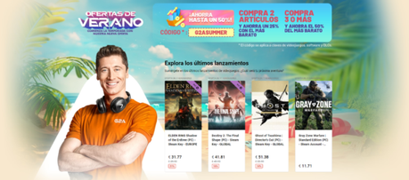 G2A.COM se lanza a la piscina y salpica con refrescantes descuentos de hasta el 50%