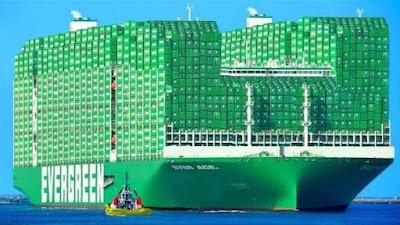 El  portacontenedores más grande del mundo.