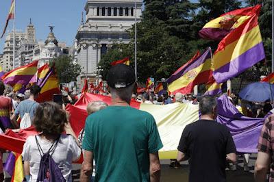La semana pasada, Madrid volvió a lucir la bandera tricolor.