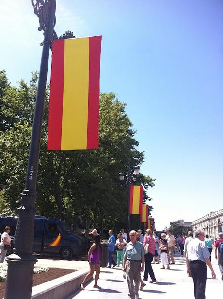 La semana pasada, Madrid volvió a lucir la bandera tricolor.
